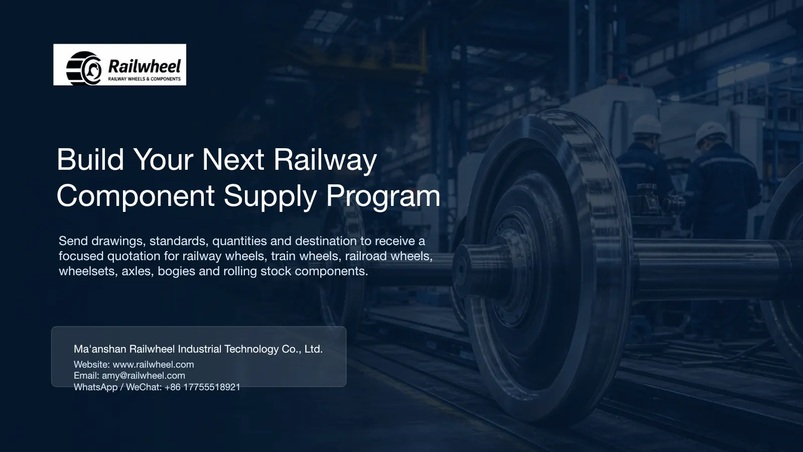 Railwheel company catalog page 42 for railway wheels and components
